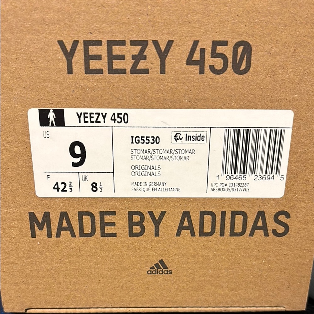 Adidas Yeezy 450 Gray Sneakers - Picture 3 of 10